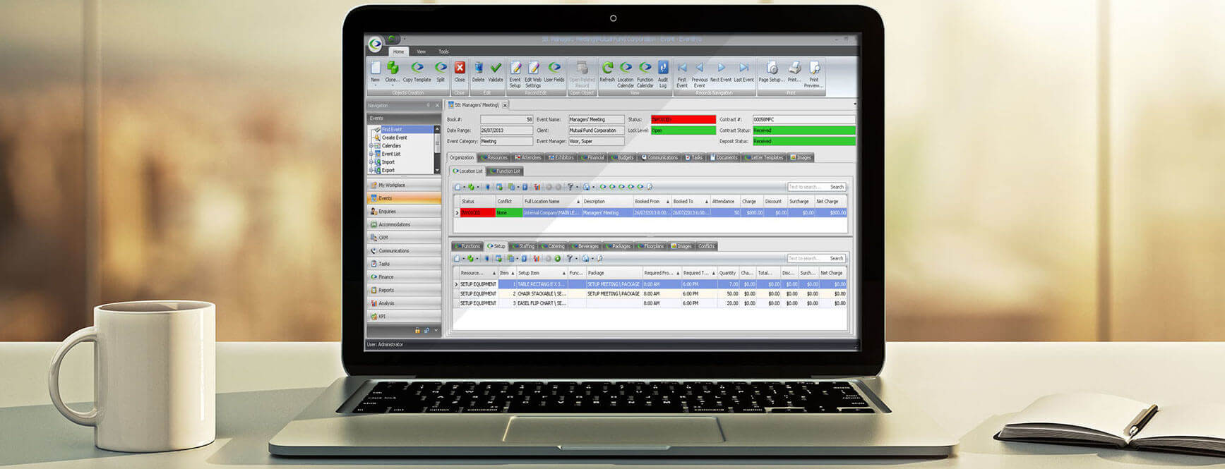 EventPro venue, event and catering management software serving many industries